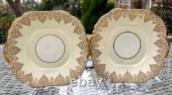 Vintage Hammersley Bone China Coffee Set for 12, Cream with Gilt Lace, 52 Pieces