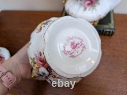 Vintage Hammersley Lady Patricia Coffee Pot, Hot Water Jug, Milk Jug Sugar bowl
