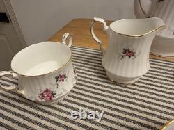 Vintage Hammersley Princess House Pink Rose Bone China Coffee Set 17 Pc England