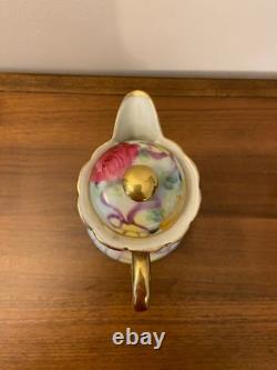 Vintage Hand-painted Porcelain Chocolate Coffee Pot Set