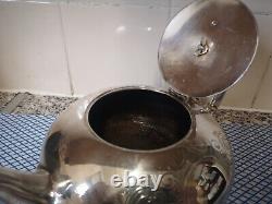 Vintage Heavily Silver Plated Teapot