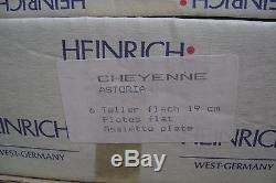 Vintage Heinrich Villeroy & Boch'Cheyenne Complete 21 pc Coffee Set Boxed