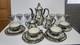 Vintage Hertel Jacob Silver Overlay Coffee/tea Set