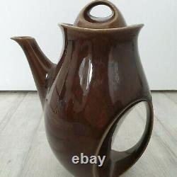Vintage Holkham Pottery Coffee Set Owl Eyes 6 Mugs milk jug sugar bowl teapot