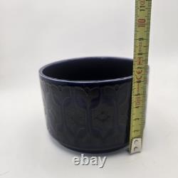 Vintage Hornsea Heirloom Midnight Blue Coffee Set John Clappison 7 Piece Rare