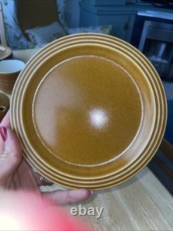 Vintage Hornsea Saffron Coffee Set England 1970s Coffee Pot Cups Plates