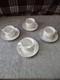 Vintage Hutschenreuther Kyoto Coffee Cup Saucer Set Of 4 Mint Leonard Paris