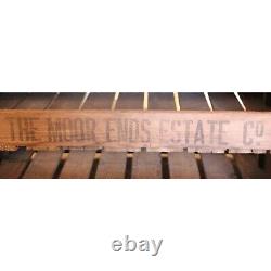 Vintage Industrial Rustic 2 Drawer Coffee Table Shoe Rack, set with Potato Trays