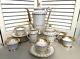 Vintage J & C Jc Jaeger Bavaria Germany Fine Porcelain Gold 15 Pc Coffee Set