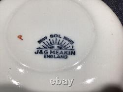 Vintage J & G Meakin Bone China Coffee Set C1920. Made In England Very Rare