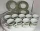 Vintage J&g Meakin Sterling Renaissance Green England Tea Coffee Set Lot