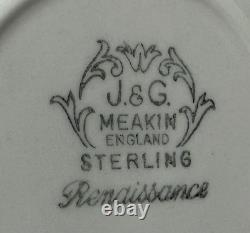 Vintage J&G Meakin Sterling Renaissance Green England Tea Coffee Set Lot