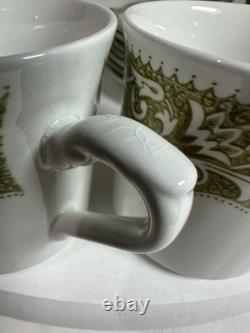 Vintage J&G Meakin Sterling Renaissance Green England Tea Coffee Set Lot