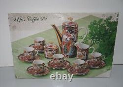 Vintage JAPANESE COFFEE SET Porcelain Made in Japan with Box