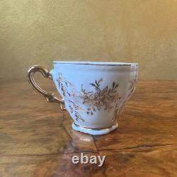 Vintage Japanese Courting Print Demitasse Coffee Tea Set