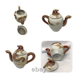 Vintage Japanese Dragon ware (Geisha Lithophane) 26 piece Tea / coffee Set