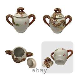 Vintage Japanese Dragon ware (Geisha Lithophane) 26 piece Tea / coffee Set