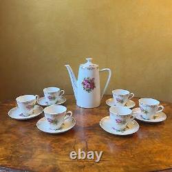 Vintage Japanese Floral Coffee Set