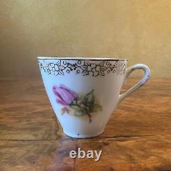 Vintage Japanese Floral Coffee Set