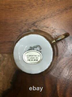 Vintage Japanese Gold Coffee Set Made In Japan
