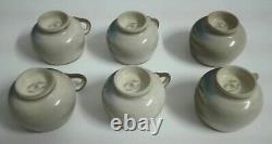 Vintage Japanese Hand Painted'Soko China' Satsuma Porcelain Coffee Set