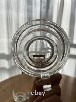 Vintage Joe Colombo Arno Set of 5 Glass Cups + 6 Saucers Italian MCM