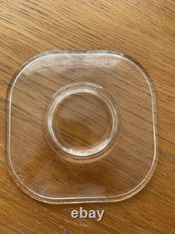 Vintage Joe Colombo Arno Set of 5 Glass Cups + 6 Saucers Italian MCM