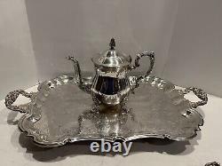 Vintage Leonard Silver plated 4 Piece Coffee & Tea Service Set