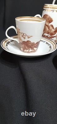 Vintage Lichte Riga German Fine China Porcelain Coffee Tea Set