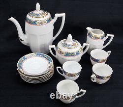 Vintage Limoges France 13 Piece Tea Coffee Set Teapot Creamer Sugar Lid