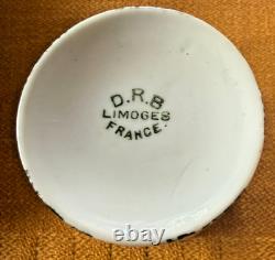 Vintage Limoges France Demitasse Coffee COMPLETE SET SERVICE 8 ART DECO 1900's