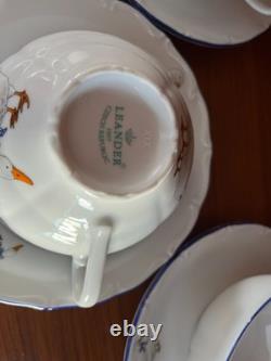 Vintage Luxury Complete Tea Set Leander 1907 Famous Geese