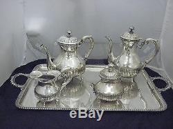 Vintage Magnificent 4 Pc Coffee & Tea Set Silver 800