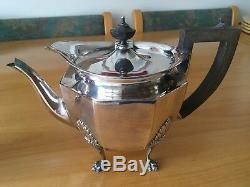 Vintage Mappin & Webb Tea/Coffee Set Tea Pot, Coffee PotSugar Bowl and Milk Jug