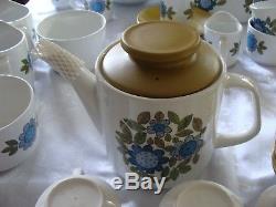 Vintage Meakin Studio Topic Design Dinner Service/Coffee & Tea set -107 pieces