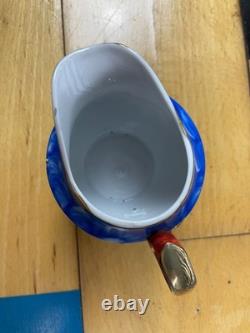 Vintage Meikei China Japan Dragon Tea Set Blue Hand Painted Coffee Set 15 Piece