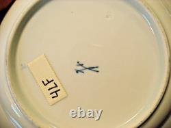 Vintage Meissen Flowers Swan Neck Luncheon Tea/Coffee Set of 12 (minus 1 Saucer)