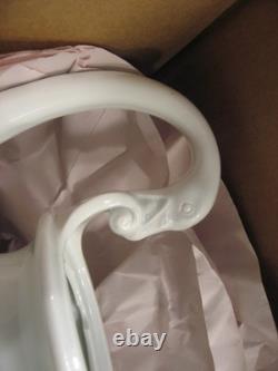 Vintage Meissen Flowers Swan Neck Luncheon Tea/Coffee Set of 12 (minus 1 Saucer)