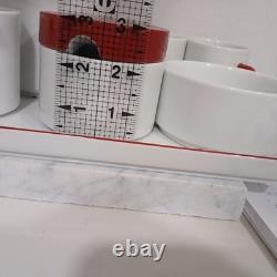 Vintage Melitta Red And White Coffee Set Made In Germany