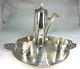 Vintage Mid Century Lusk Tiffany & Co. Sterling Silver Four Piece Coffee Set