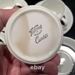 Vintage Mid Century Rorstrand Sweden Curtis Coffee Set Yellow and Black