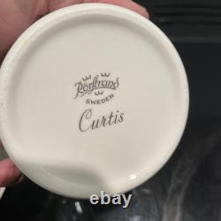 Vintage Mid Century Rorstrand Sweden Curtis Coffee Set Yellow and Black