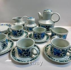 Vintage Midwinter Caprice Coffee Set Jessie Tait Stylecraft Staffordshire 1960s