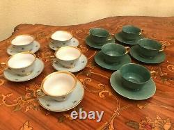Vintage Mixed 10 Cups & Saucers German Bavaria R. S Germany Coffee Porcelain Set