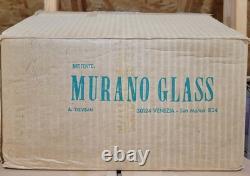 Vintage Murano Venetian Tea/Coffee Set Never Used In Original Box & Wrapping EC