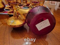 Vintage Murano Venetian Tea/Coffee Set Never Used In Original Box & Wrapping EC