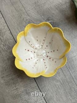 Vintage Mustardseed Moonshine Set of 4 Porcelain Coffee Cups and sugar bowl