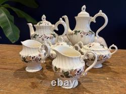 Vintage Myott Hedgerow Tea & Coffee Set Olde Chelsea Staffordshire England