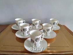 Vintage Nice Thin Porcelain Coffee set 22 pcs