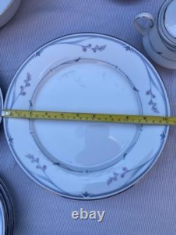 Vintage Noritake Chelsea Morn 3686 Porcelain Coffee Dinner Set Service 28pc